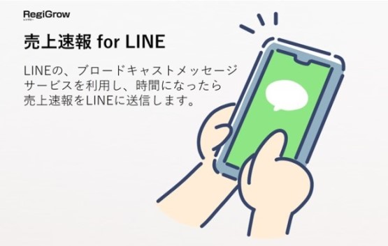 LINE売上速報画像